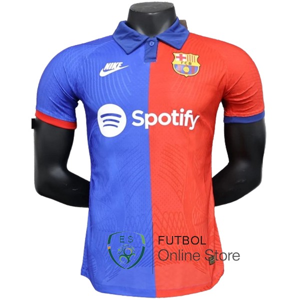 Tailandia Jugadores Camiseta Barcelona Especial 2023/2024 Azul Rojo