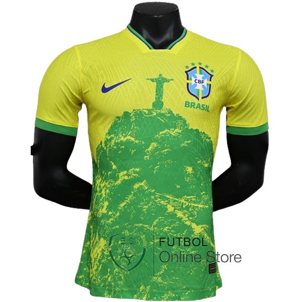 Tailandia Jugadores Camiseta Brasil Especial 2023 Amarillo