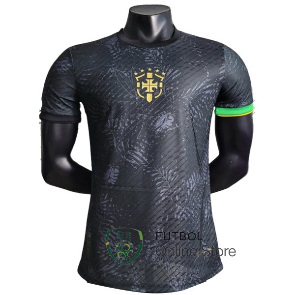 Tailandia Jugadores Camiseta Brasil Especial 2023 Negro Verde
