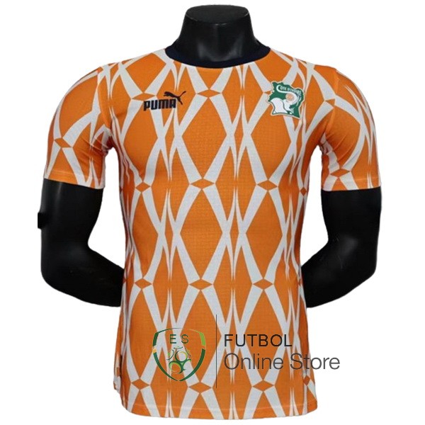 Tailandia Jugadores Camiseta Costa De Marfil Especial 2023 Naranja