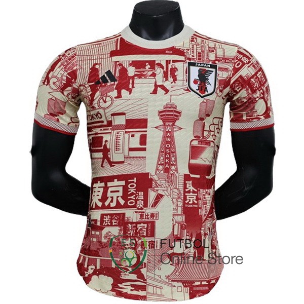 Tailandia Jugadores Camiseta Japon Especial 2023 Amarillo Rojo