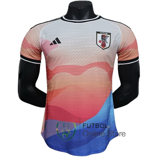 Tailandia Jugadores Camiseta Japon Especial 2024 Blanco Azul Rosa