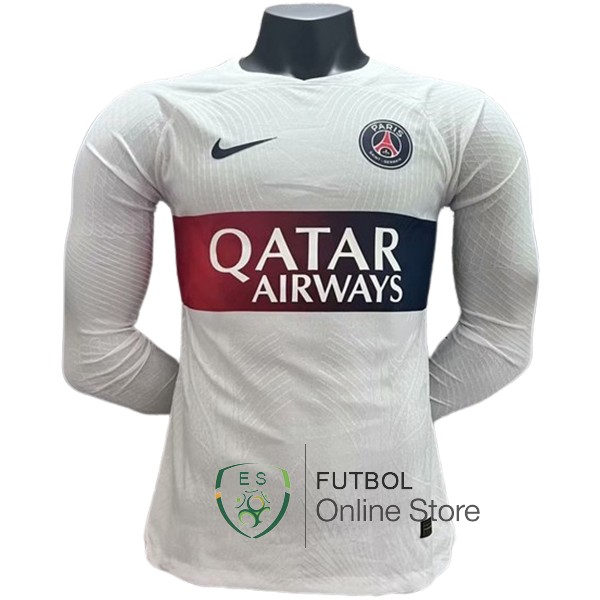 Tailandia Jugadores Camiseta Manga Larga Paris Saint Germain 23/2024 Segunda