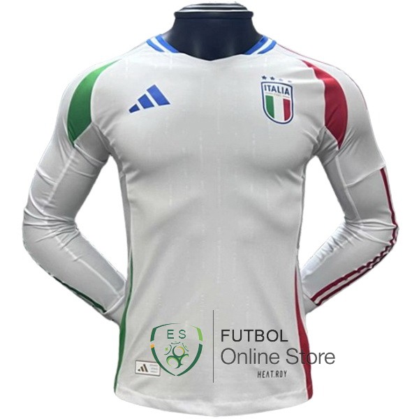 Tailandia Jugadores Camiseta Italia Segunda Manga Larga 2024