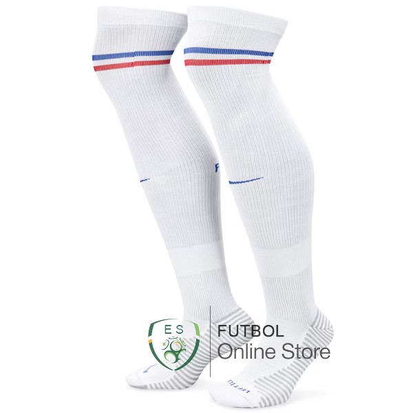 Calcetines Francia Blanco 2024 Segunda