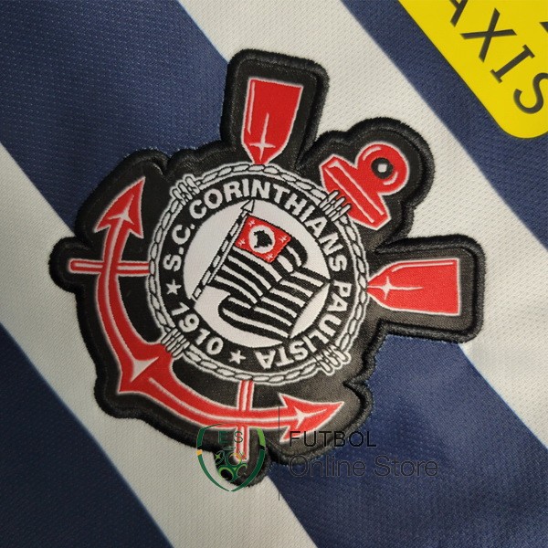 Camiseta Corinthians Paulista Retro Azul 2014/2015 Tercera