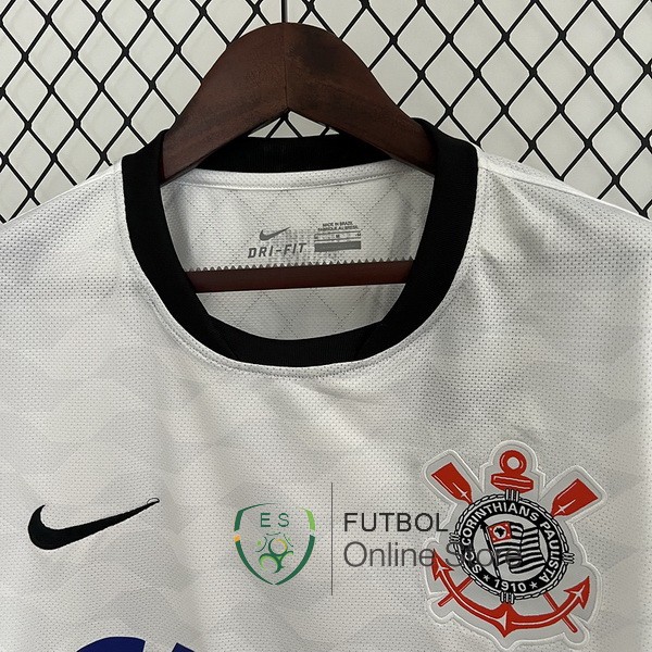 Camiseta Corinthians Paulista Retro Blanco 2012/2013 Primera