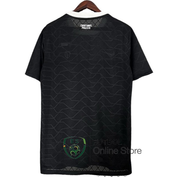 Camiseta Corinthians Paulista Retro Negro 2012/2013 Segunda