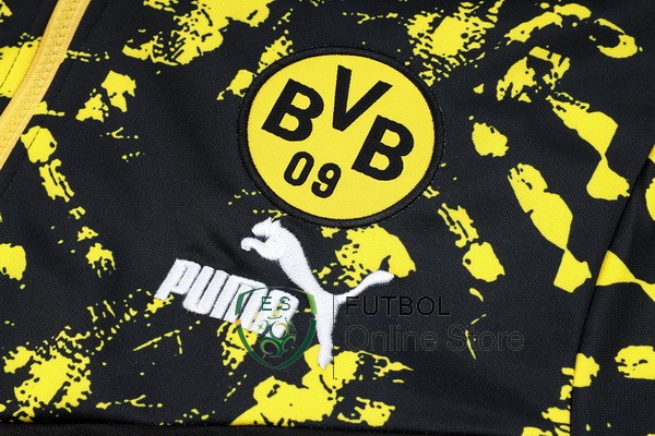 Chaqueta Con Capucha Borussia Dortmund Negro I Amarillo 2023/2024