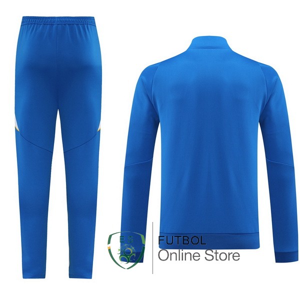 Conjunto Completo Ropa Deportiva Con Cremallera Larga Boca Juniors Azul 2024/2025