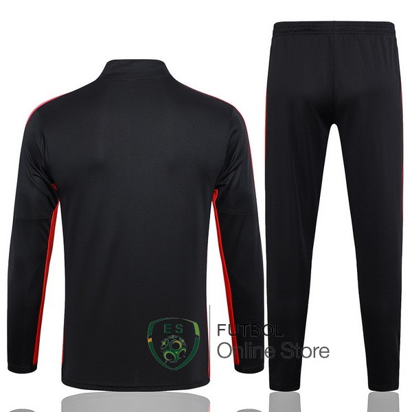 Conjunto Completo Sudadera Entrenamiento Paris Saint Germain Rojo II Negro 2023/2024