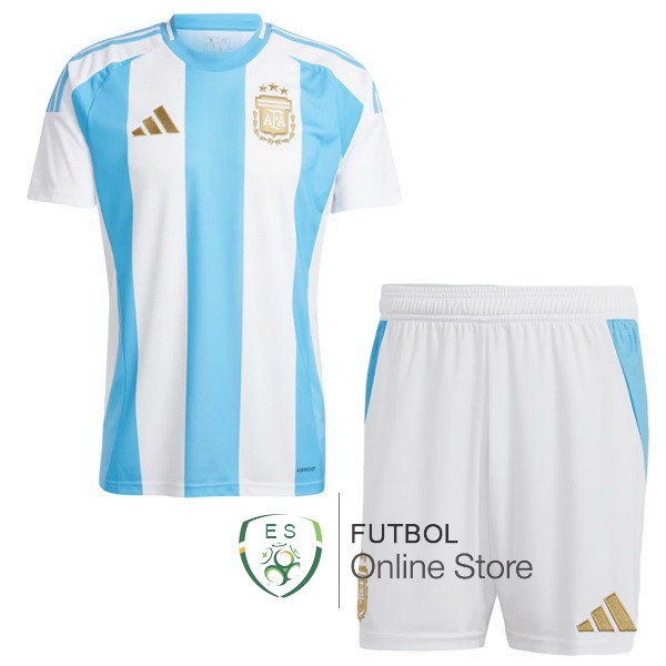 Conjunto De Hombre Argentina Azul I Blanco 2024 Primera