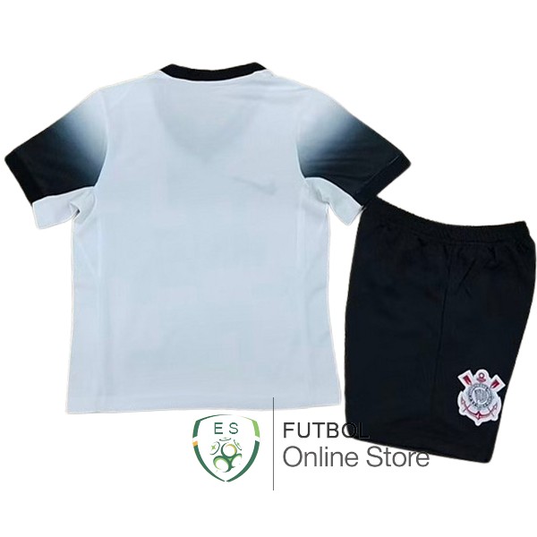Conjunto De Ninos Corinthians Paulista Blanco 2024/2025 Primera