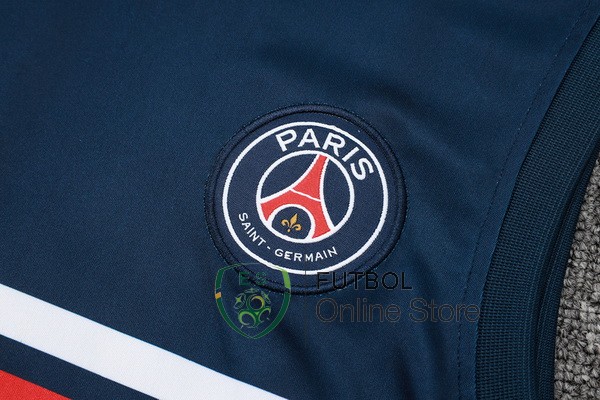 Entrenamiento Sin Mangas Conjunto Completo Paris Saint Germain Azul Marino I Rojo 2023/2024