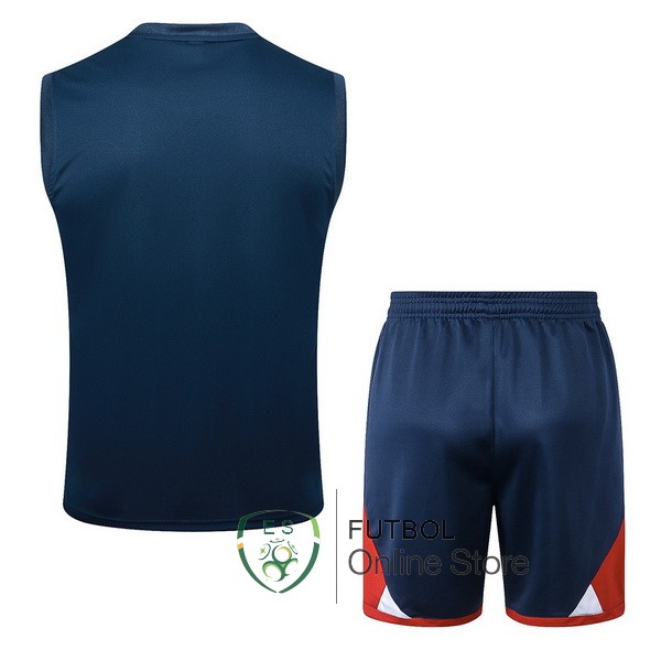 Entrenamiento Sin Mangas Conjunto Completo Paris Saint Germain Azul Marino I Rojo 2023/2024