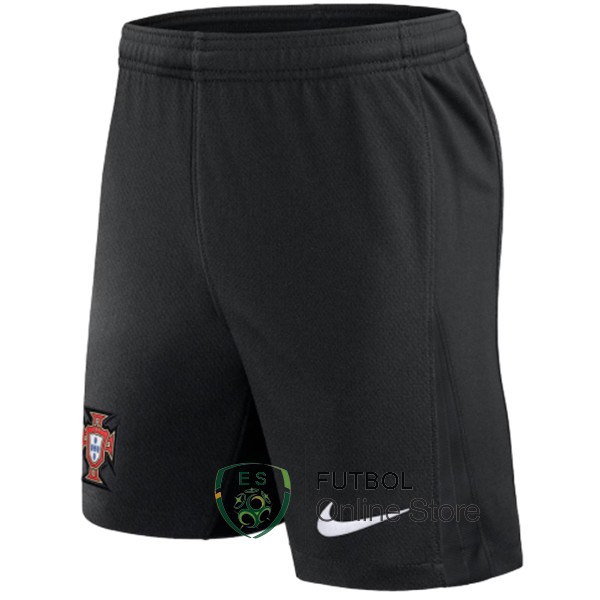 Pantalones Portugal Negro 2024 Segunda