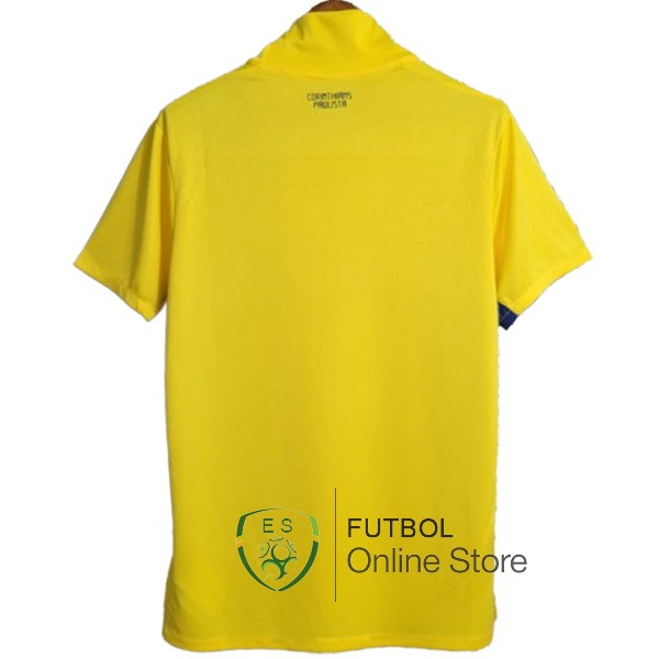 Portero Camiseta Corinthians Paulista Retro Amarillo 2012
