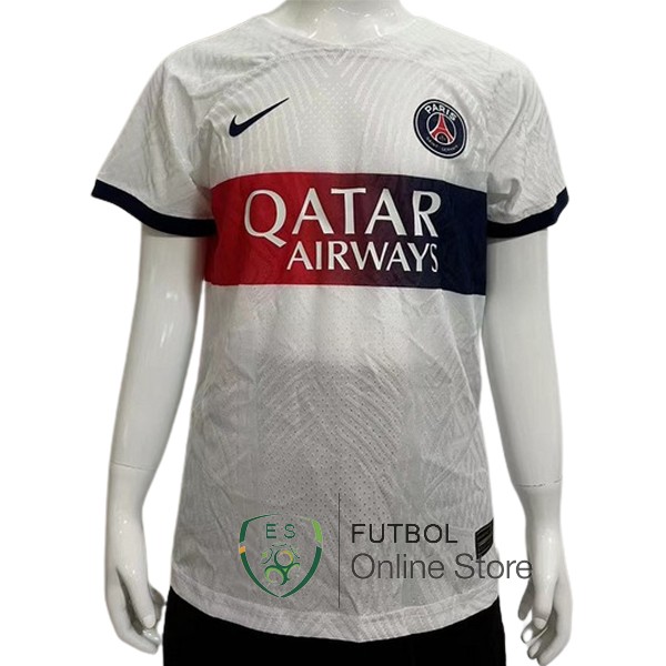 Tailandia Jugadores Camiseta Ninos Paris Saint Germain Blanco 2023/2024 Segunda