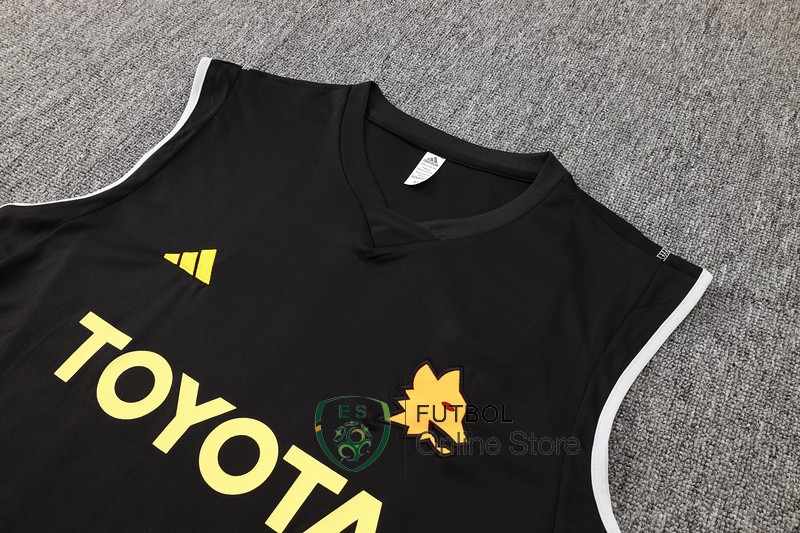 Entrenamiento Sin Mangas Conjunto Completo AS Roma 23/2024 Negro