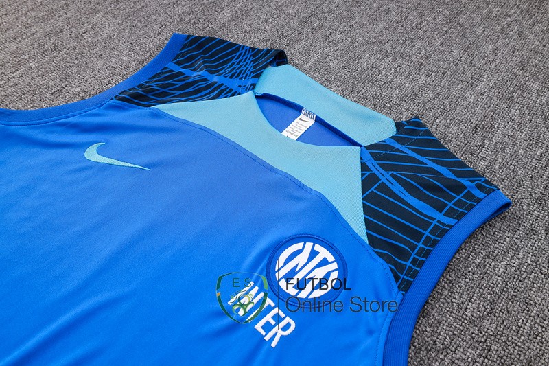 Entrenamiento Sin Mangas Conjunto Completo Inter Milan 24/2025 Azul