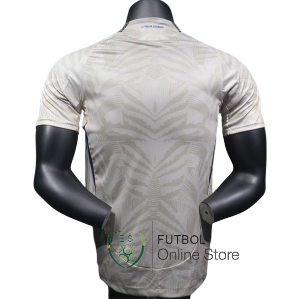 Especial Jugadores Camiseta Italia 2024 Blanco Azul