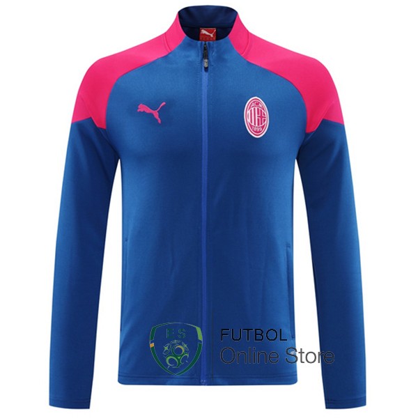 Ropa Deportiva Con Cremallera Larga AC Milan 24/2025 Azul Rosa