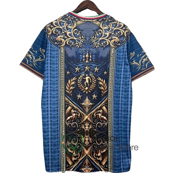 Tailandia Camiseta Italia Especial 2024 Amarillo Azul