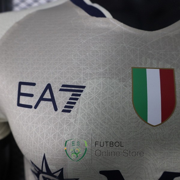 Tailandia Camiseta Napoli Jugadores Especial 23/2024 Amarillo