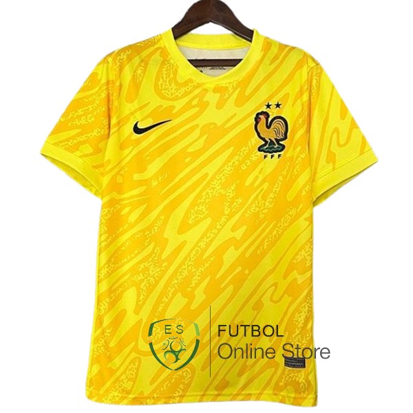 Tailandia Camiseta Portero Real Madrid 24/2025 Amarillo