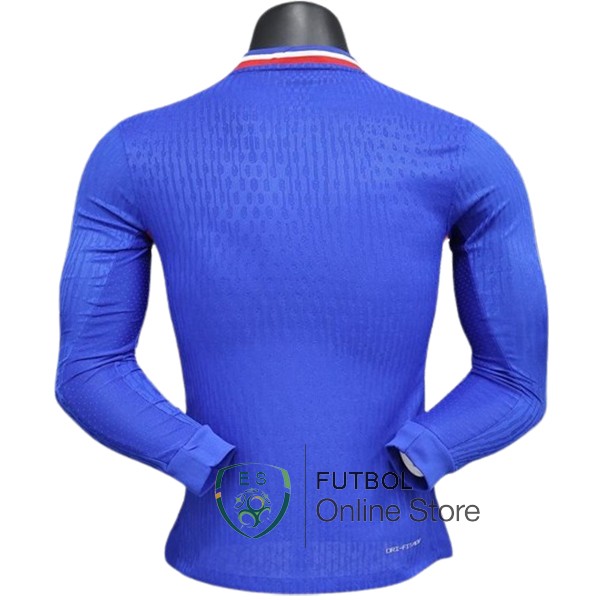 Tailandia Camiseta  Manga Larga Francia 2024 Primera Jugadores