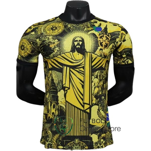 Camiseta Brasil 2024 Especial Jugadores Amarillo