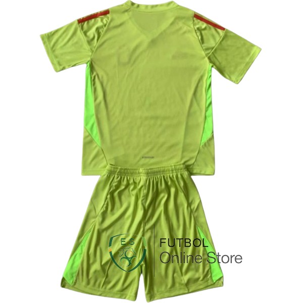 Camiseta Del Conjunto Completo Argentina Ninos Portero 2024 Amarillo