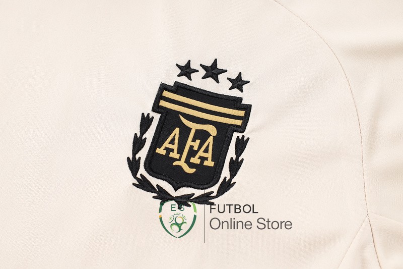 Entrenamiento Sin Mangas Conjunto Completo Argentina 2024 Amarillo Azul Negro