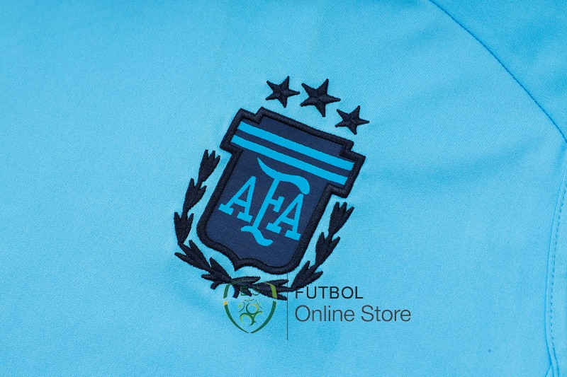 Entrenamiento Sin Mangas Conjunto Completo Argentina 2024 Azul
