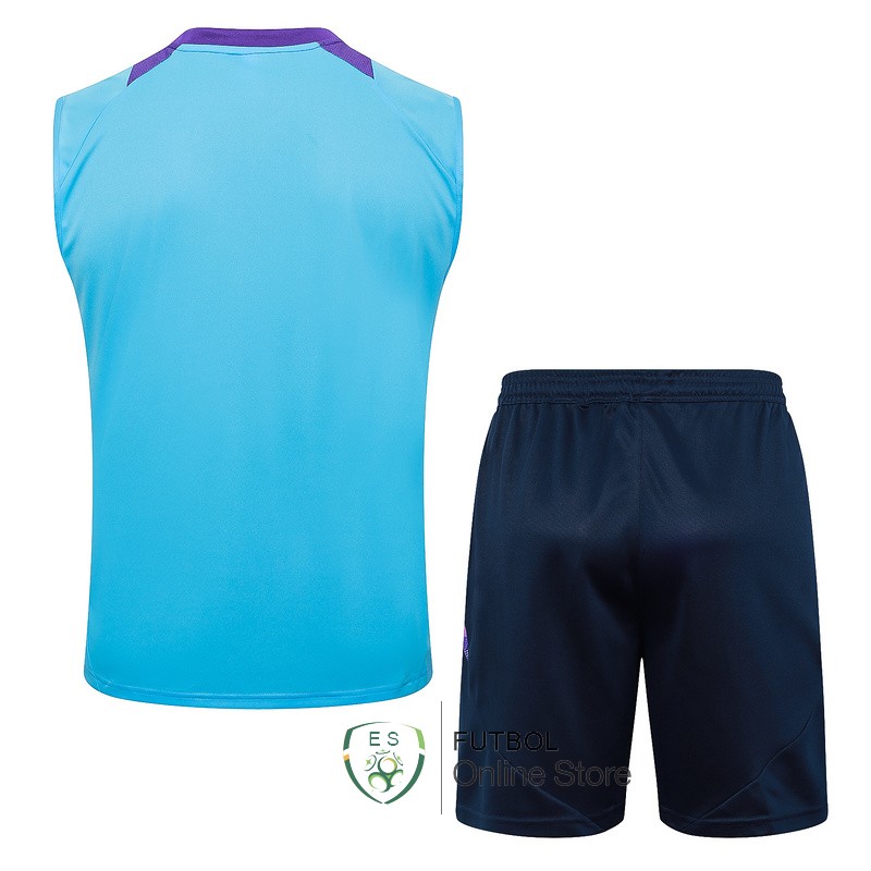 Entrenamiento Sin Mangas Conjunto Completo Argentina 2024 Azul