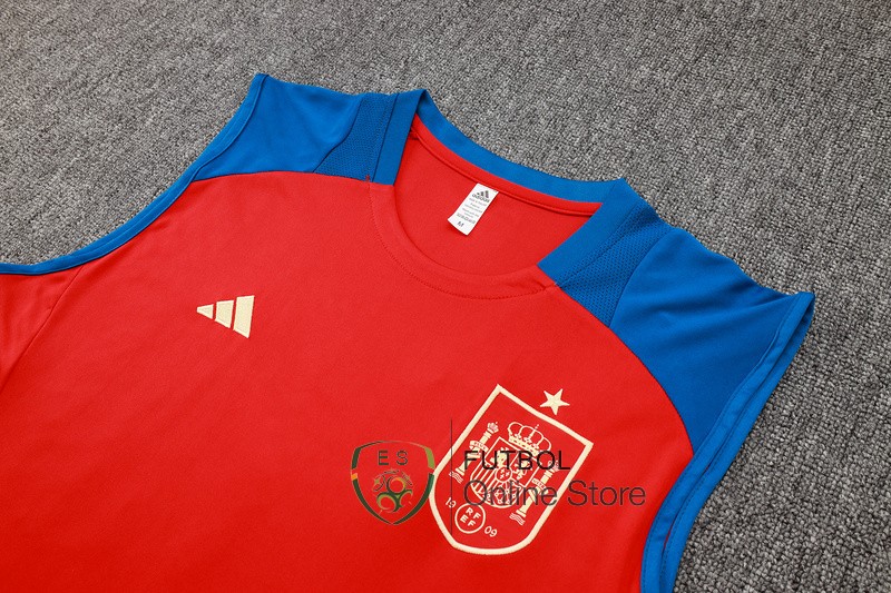 Entrenamiento Sin Mangas Conjunto Completo Argentina 2024 Rojo Azul