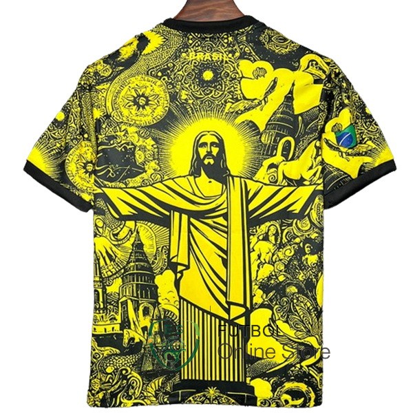 Tailandia Camiseta Brasil Especial 2024 Amarillo