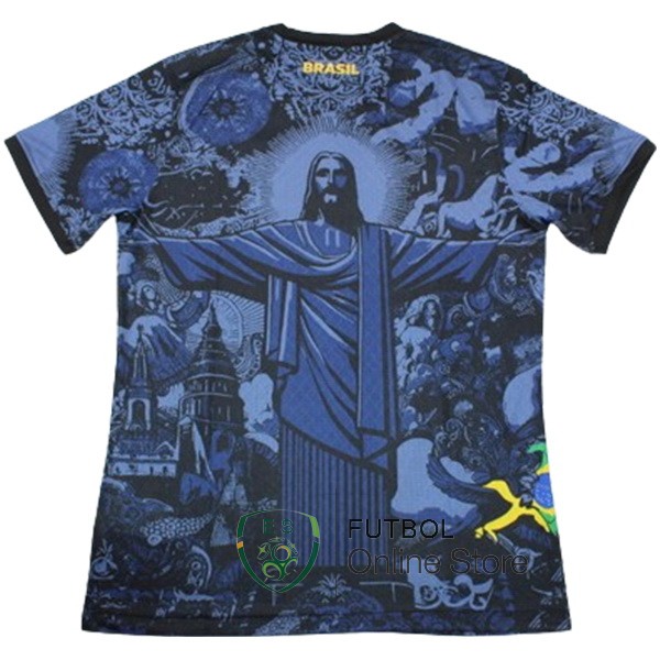 Tailandia Camiseta Brasil Especial 2024 Azul Marino