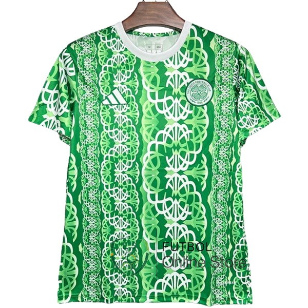 Tailandia Camiseta Celtic 24/2025  Previo al partido Verde