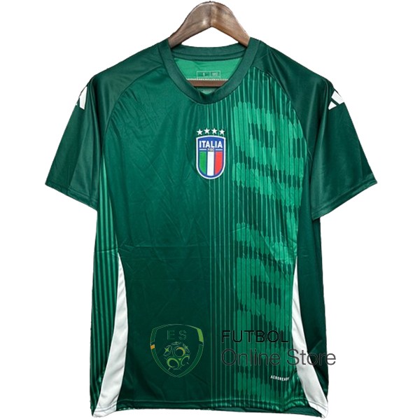 Tailandia Camiseta Italia 2024  Previo al partido Verde