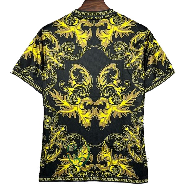Tailandia Camiseta Italia Especial 2024 Amarillo Negro