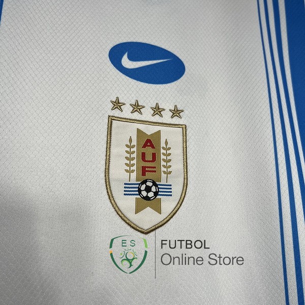 Tailandia Camiseta Uruguay 2024  Previo al partido Blanco