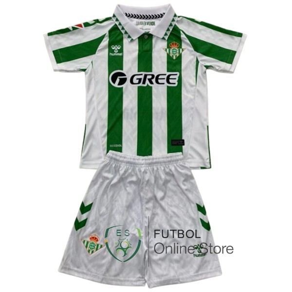 Camiseta Real Betis Ninos 24/2025 Primera Verde