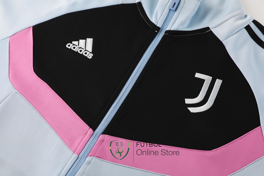 Conjunto Completo Ropa Deportiva Con Cremallera Larga Juventus 24/2025 Gris Rosa