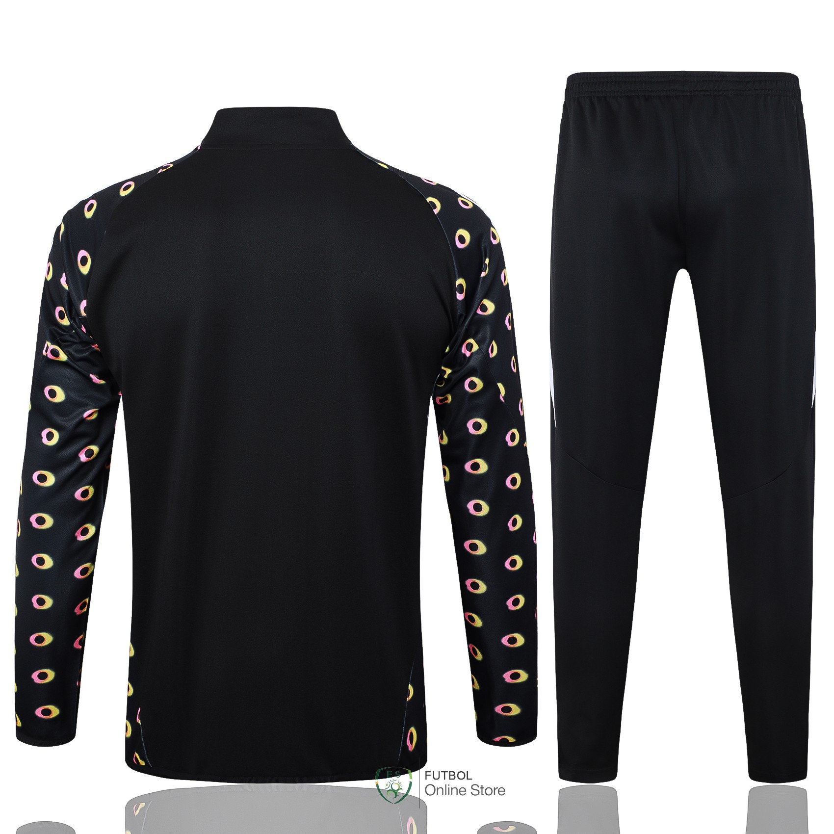 Conjunto Completo Ropa Deportiva Con Cremallera Larga Juventus 24/2025 Negro Blanco