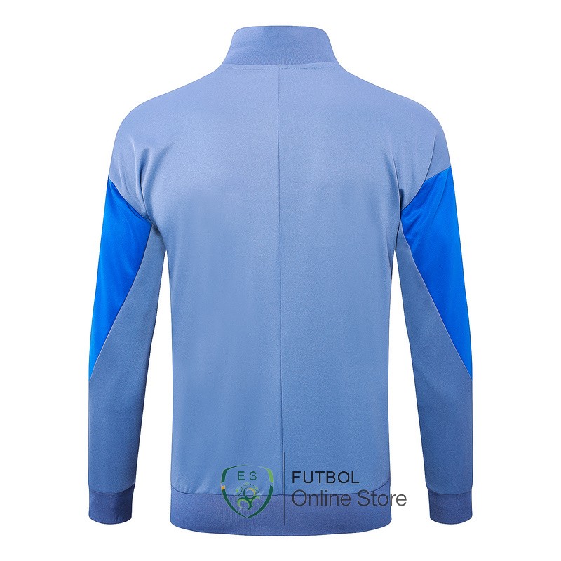 Ropa Deportiva Con Cremallera Larga Inter Milan 24/2025 Gris I Azul