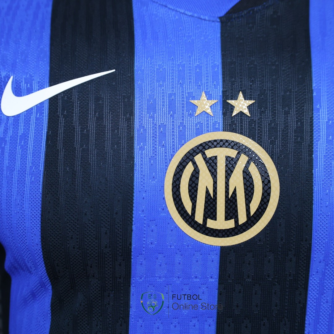 Tailandia Camiseta Inter Milan 24/2025 Prima Jugadores Azul I Negro