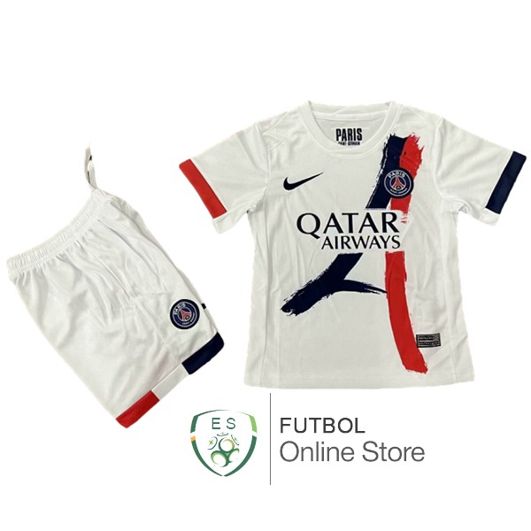 Camiseta Paris Saint Germain Ninos 24/2025 Segunda