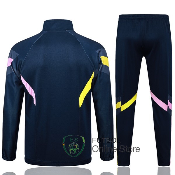 Conjunto Completo Ropa Deportiva Con Cremallera Larga Juventus 24/2025 Azul Marino I Rosa