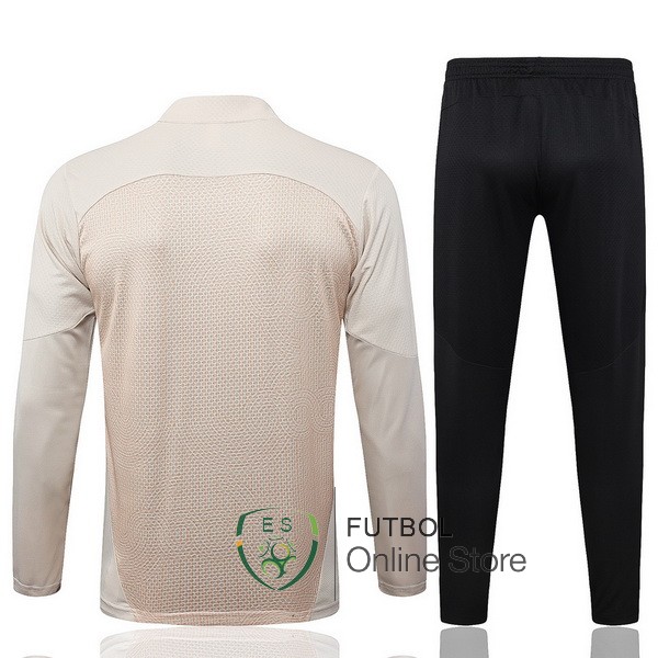 Conjunto Completo Sudadera Entrenamiento AC Milan 24/2025 Amarillo Negro